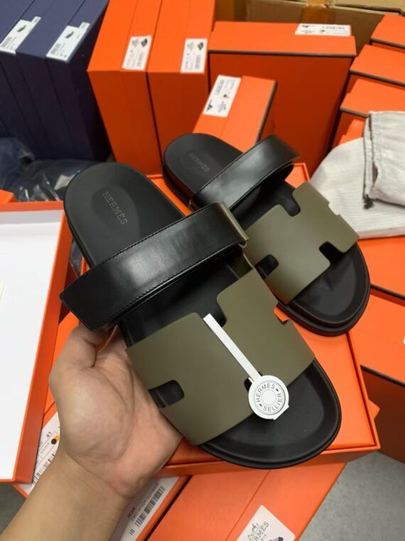 Hermes Cyphre Sandal Green