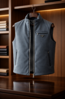 Prada bodywarmer grey